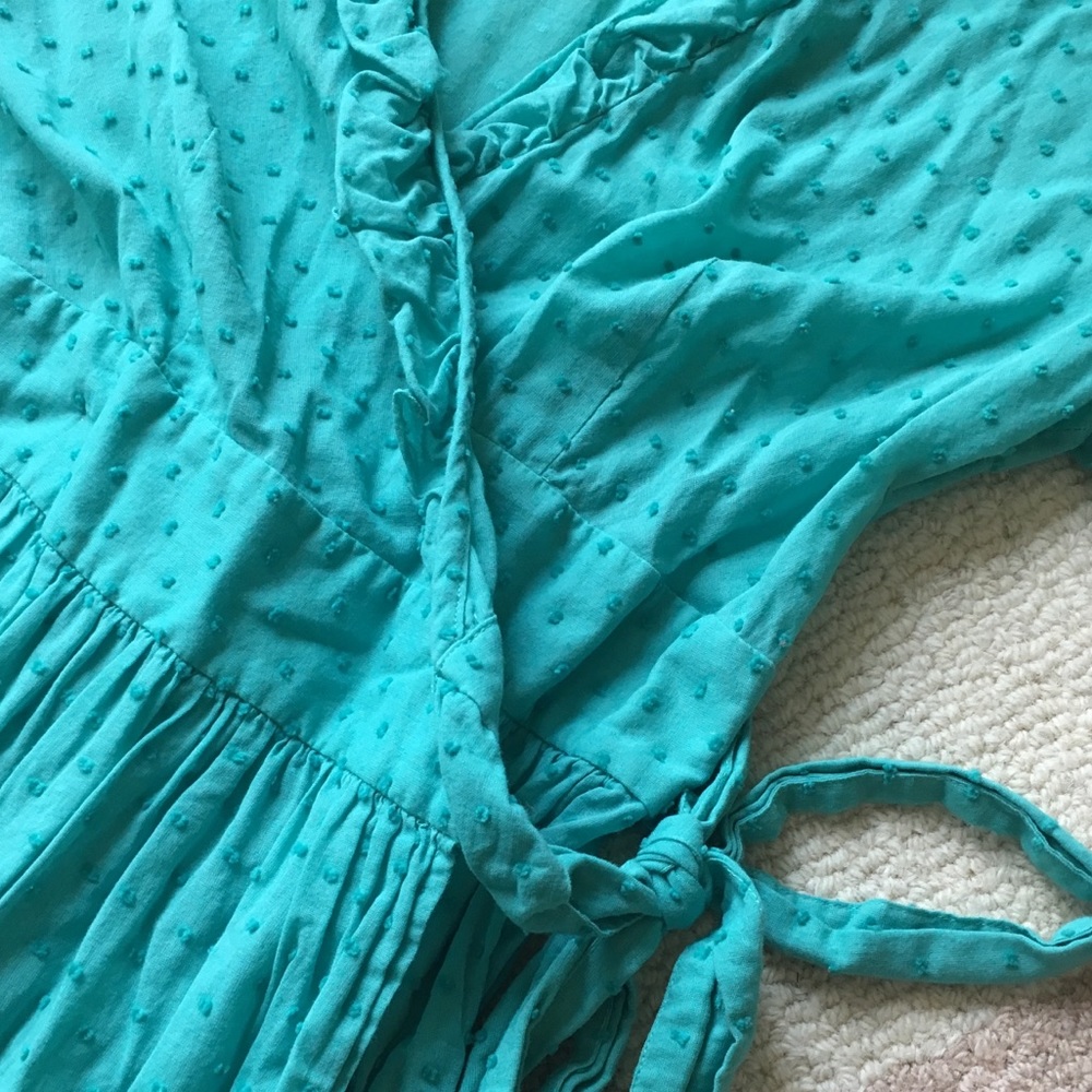 J Crew Teal Summer Dress. Size 2.